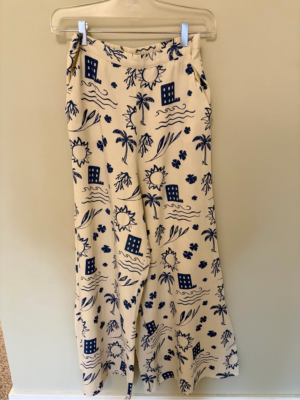 Beach-Print Matching Set